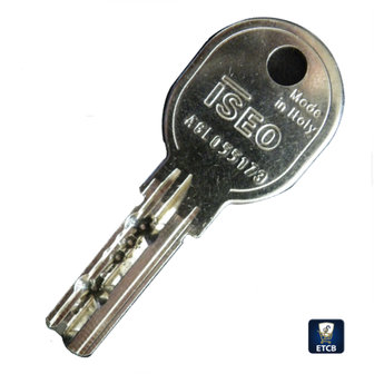Iseo R6 sleutel op AGL nummer na bestellen