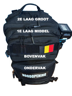 Noodopening Rugtas 3.0 BE (zonder inhoud)