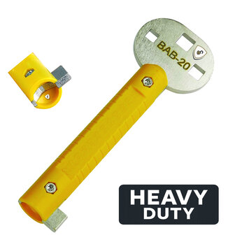 Bouwsleutel kort staal (zware uitvoering) BAB-20