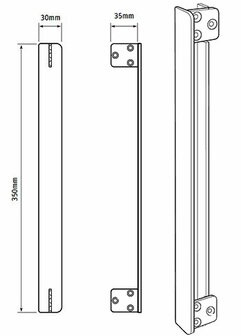 Anti flipper &amp; manipulatie plaat RVS