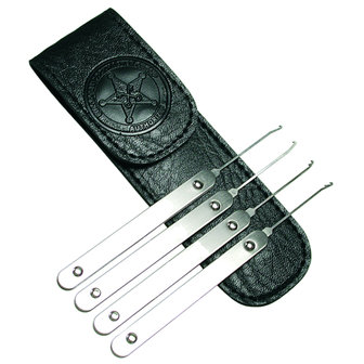 Professional sleutel extractor set 4 stuks in opberghoes.