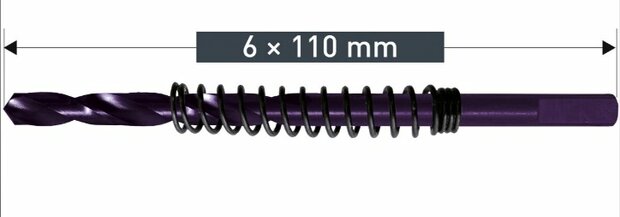 Replacement center drill for Slot drill Ø38mm.