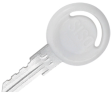 SISO Masterkey ( J11 ) cilindersleutel F systeem wit