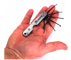 Inklapbare compacte lockpickset