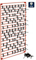 Wand sleutelrek zwart