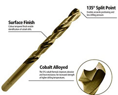 Boor Cobalt 3 mm HSSCO 5% Cobalt