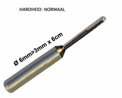 Kern Frees Ø 6>3mmx16x6cm
