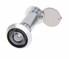 Deurspion Zilver 200° HD Groothoek Lens