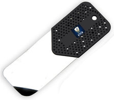 RVS flipperkaart zwart kort 0,15mm dik