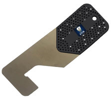 RVS flipperkaart L-vormig 0,20mm dik