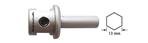 Replacement shaft for slot drill